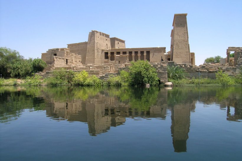 The-Temple-of-Philae-on-Agilika-Island The-Temple-of-Philae-on-Agilika-Island